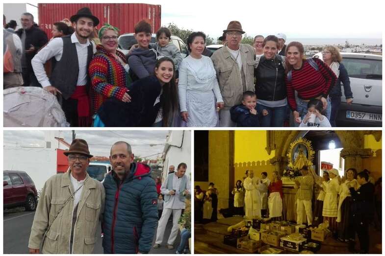 Momentos de la romería de este sábado en Tara (Foto TA)